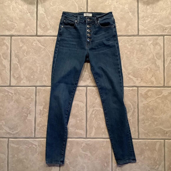 Jonathan Simkhai High Rise Denim Jeans - Picture 6 of 9